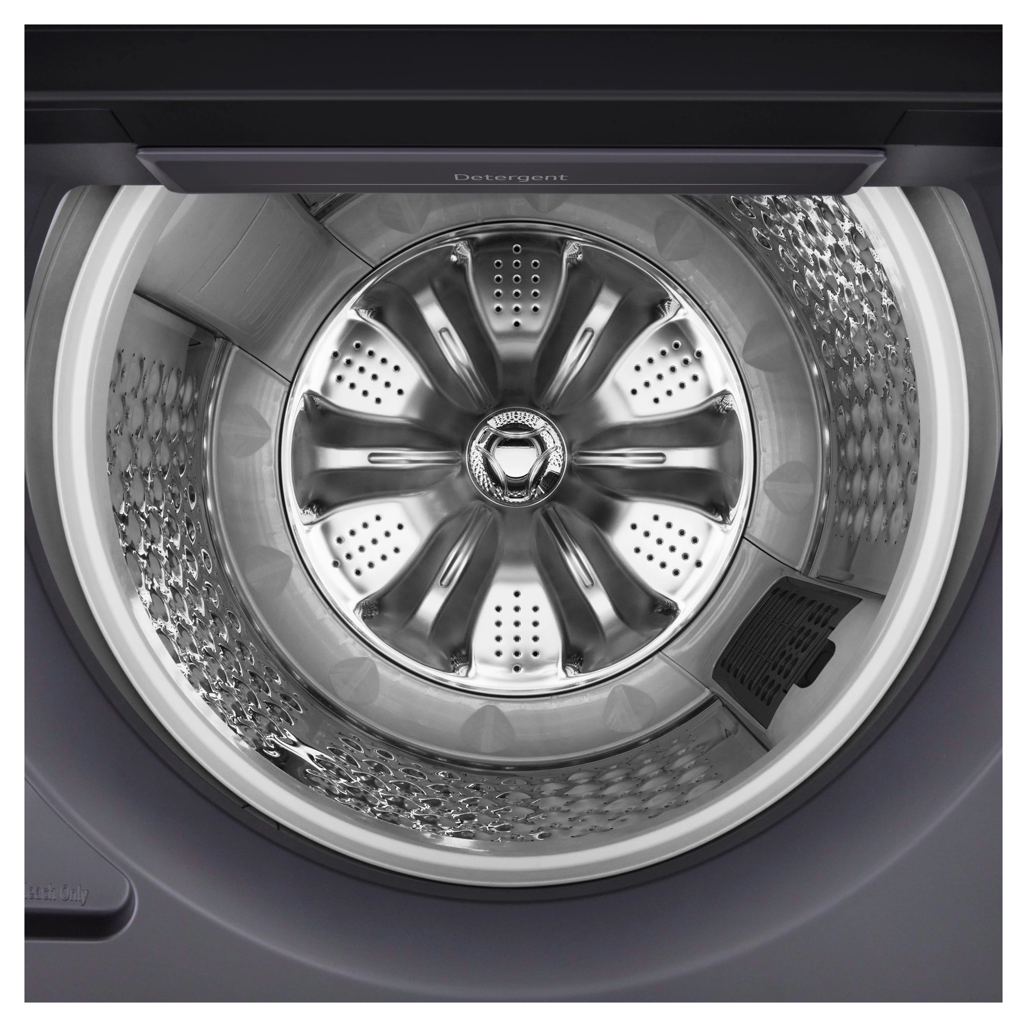 LG 9kg Series 5 AI Graphite Top Load Washing Machine WTX309G, Drum Inside View