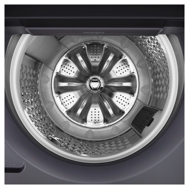 LG 9kg Series 5 AI Graphite Top Load Washing Machine WTX309G, Drum Inside View