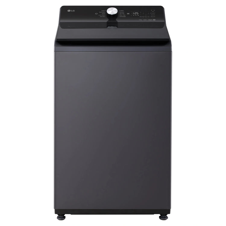 LG 9kg Series 5 AI Graphite Top Load Washing Machine WTX309G, Front View