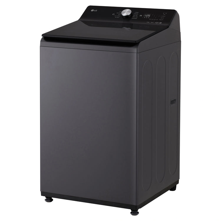 LG 9kg Series 5 AI Graphite Top Load Washing Machine WTX309G, Right Side View