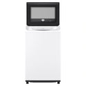 LG 9kg AI DD White Top Load Washer WTX309W, Front Door Open View