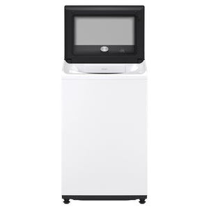 LG 9kg AI DD White Top Load Washer WTX309W, Front Door Open View