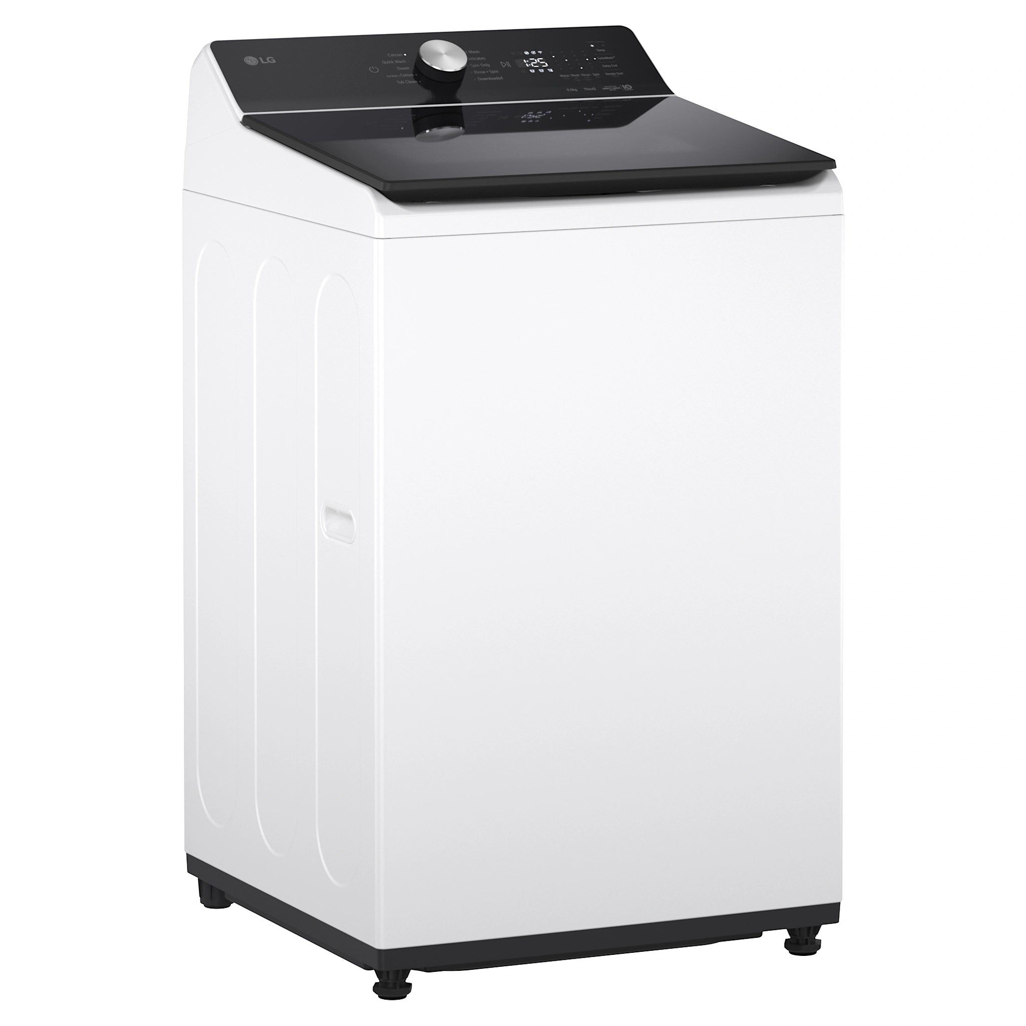 LG 9kg AI DD White Top Load Washer WTX309W, Left Side View