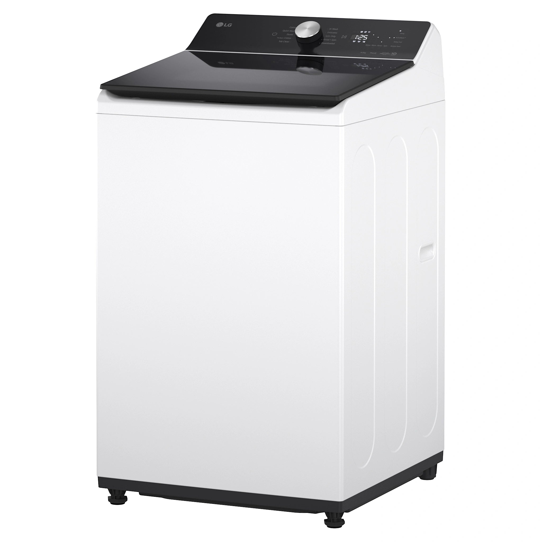 LG 9kg AI DD White Top Load Washer WTX309W, Right Side View