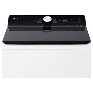 LG 12kg White Top Load Washer with AI DD WTX512W, Control Panel View