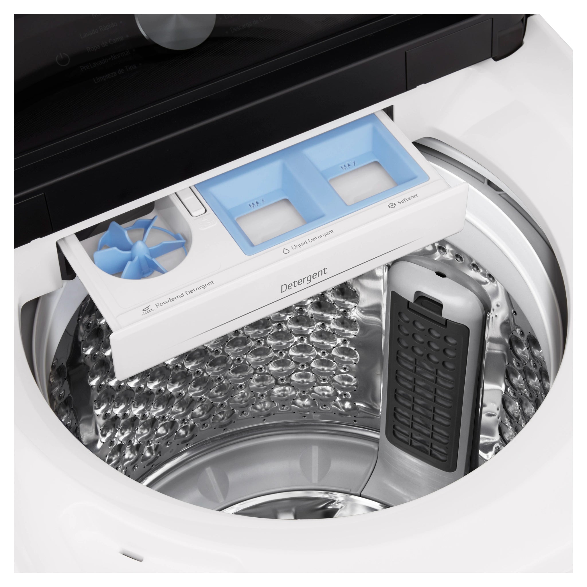 LG 12kg White Top Load Washer with AI DD WTX512W, Detergent Drawer