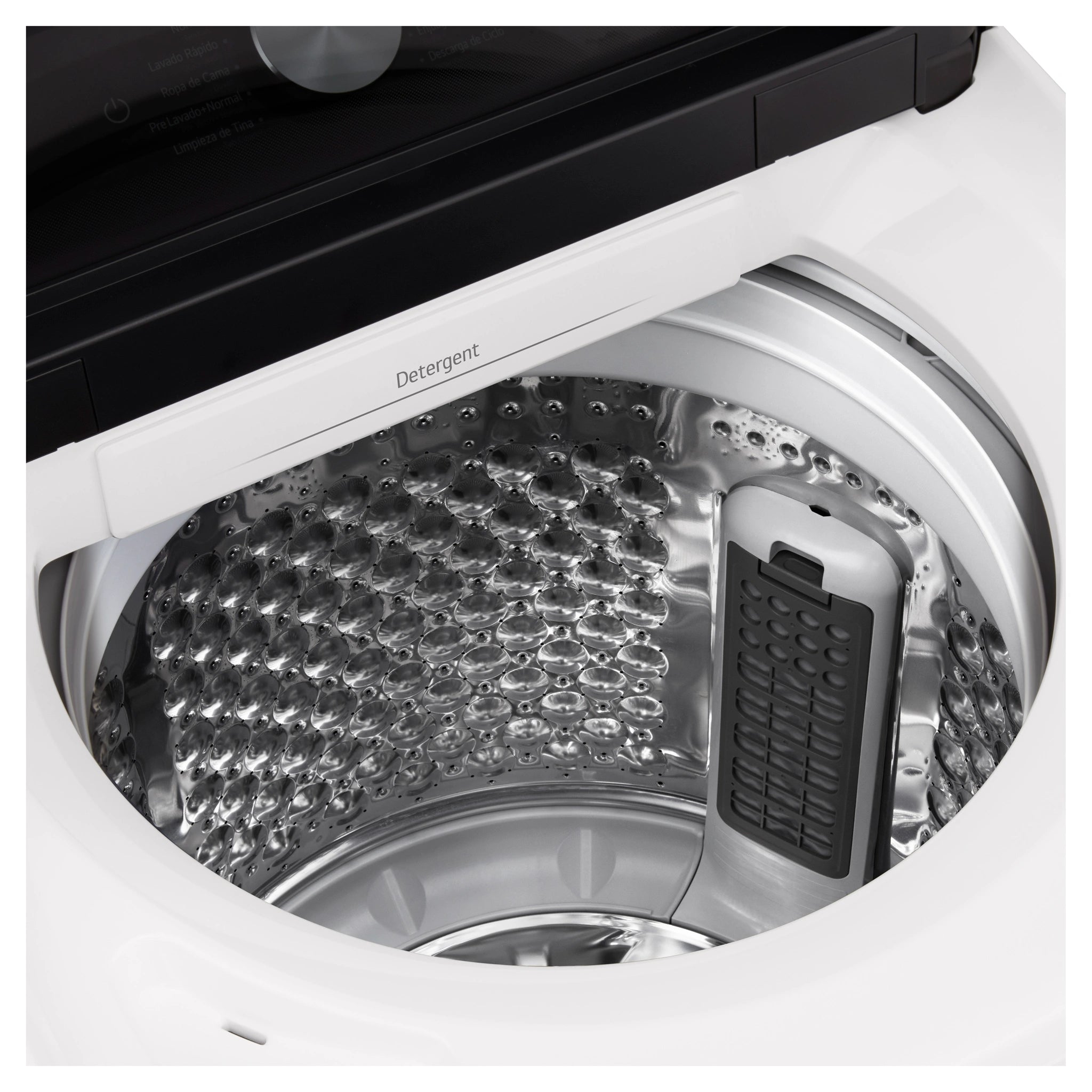 LG 12kg White Top Load Washer with AI DD WTX512W, Drum Inside View