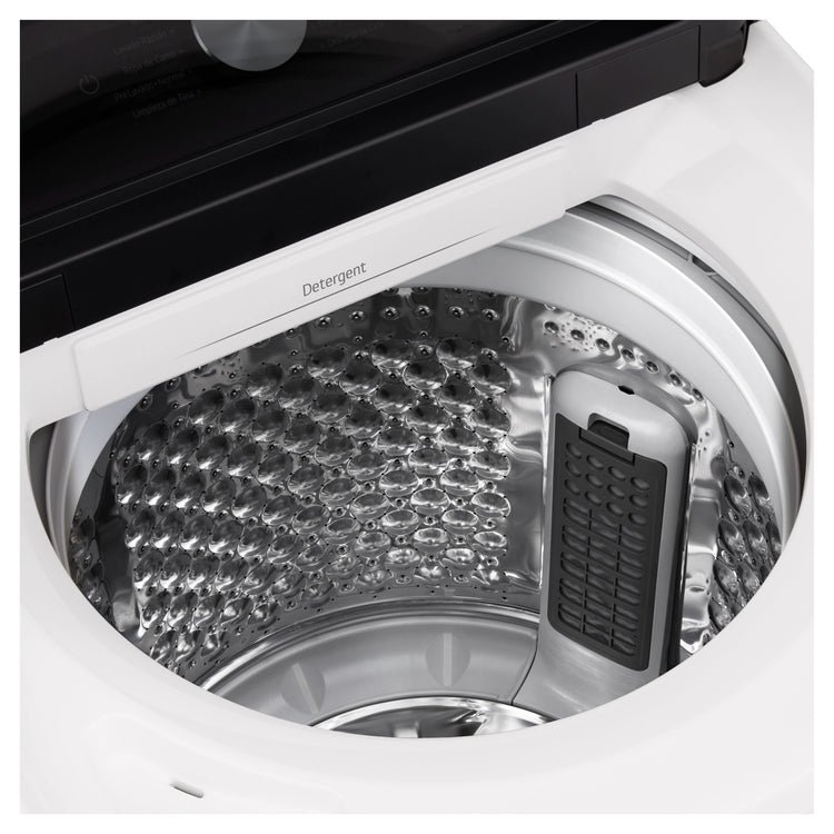 LG 12kg White Top Load Washer with AI DD WTX512W, Drum Inside View