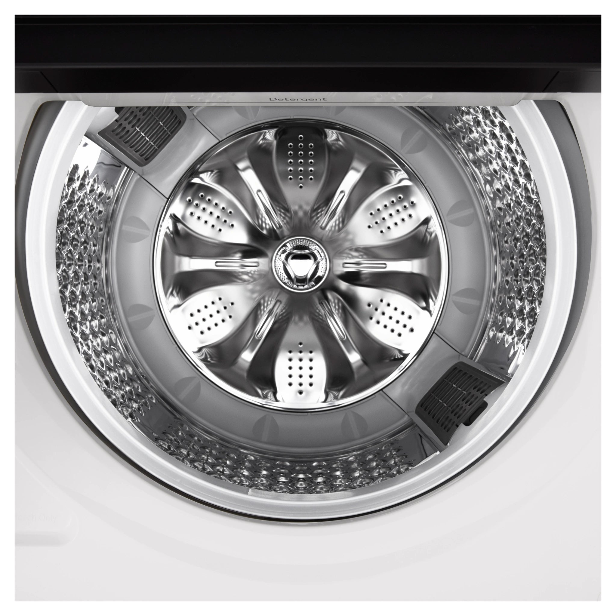 LG 12kg White Top Load Washer with AI DD WTX512W, Drum Inside View