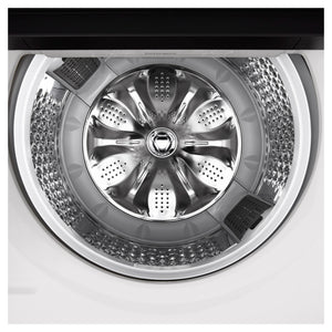 LG 12kg White Top Load Washer with AI DD WTX512W, Drum Inside View