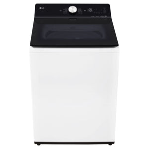 LG 12kg White Top Load Washer with AI DD WTX512W, Front View