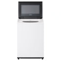 LG 12kg White Top Load Washer with AI DD WTX512W, Front View with Door Open