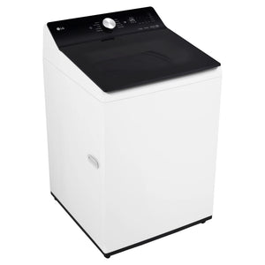 LG 12kg White Top Load Washer with AI DD WTX512W, Left Side Top View