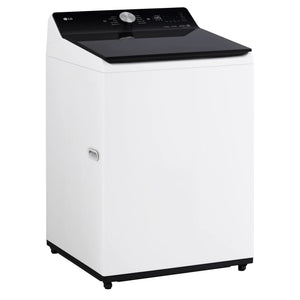 LG 12kg White Top Load Washer with AI DD WTX512W, Left Side View
