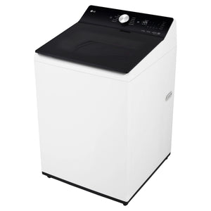 LG 12kg White Top Load Washer with AI DD WTX512W, Rght Side Top View