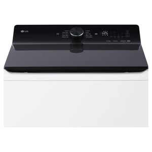 LG 14kg White Top Load Washer with AI DD WTX914W, Control Panel View
