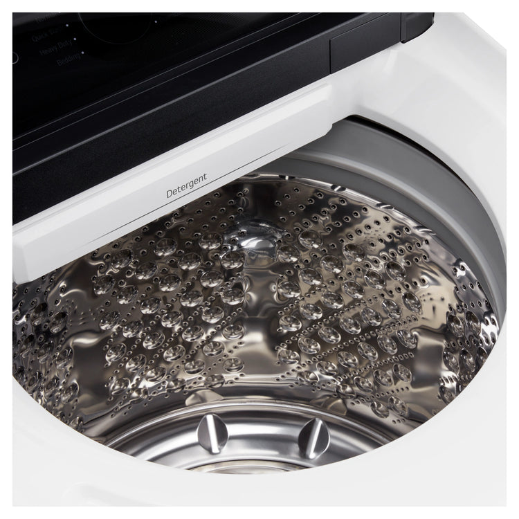 LG 14kg White Top Load Washer with AI DD WTX914W, Drum Inside View