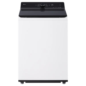 LG 14kg White Top Load Washer with AI DD WTX914W, Front View