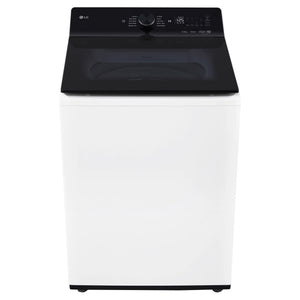 LG 14kg White Top Load Washer with AI DD WTX914W, Front View