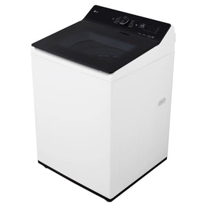 LG 14kg White Top Load Washer with AI DD WTX914W, Right Side Top View