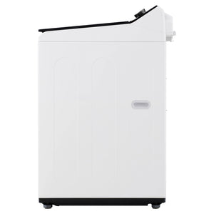LG 14kg White Top Load Washer with AI DD WTX914W, Side View