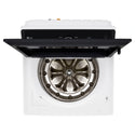 LG 14kg White Top Load Washer with AI DD WTX914W, Top View with Door Open