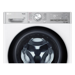 LG 10kg Series 10 Front Load Washing Machine - ezDispense WV101410W, Control Panel Front View