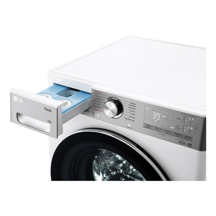 LG 10kg Series 10 Front Load Washing Machine - ezDispense WV101410W, Dispenser View