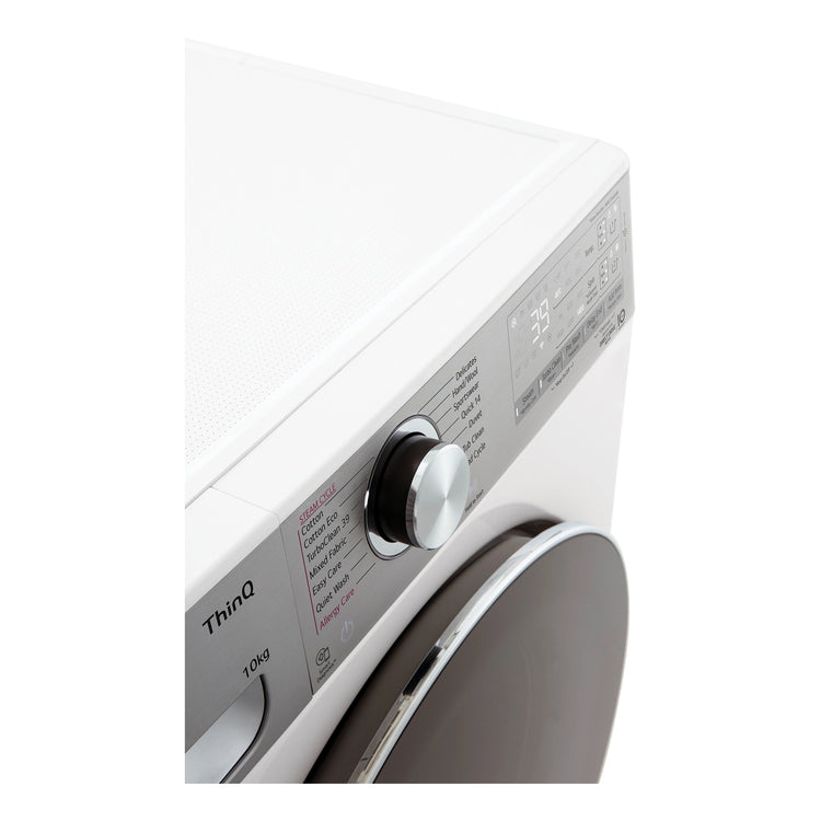 LG 10kg Series 10 Front Load Washing Machine - ezDispense WV101410W, Left Panel View