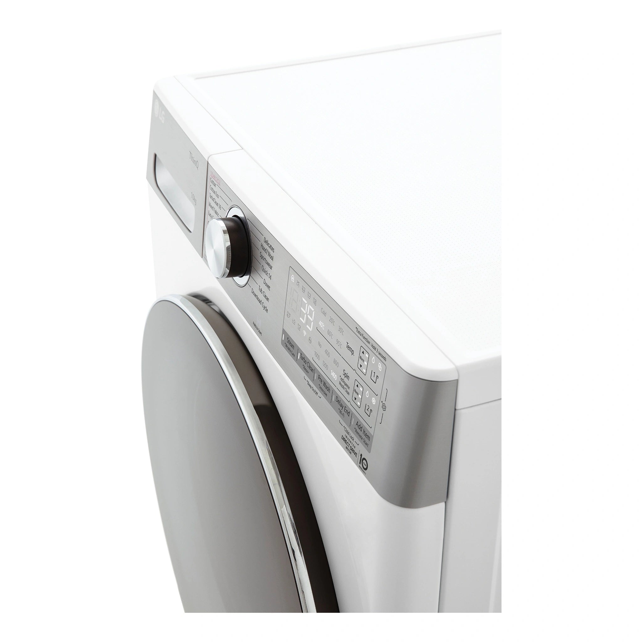 LG WV101410W 10kg Series 10 Front Load Washing Machine - ezDispense