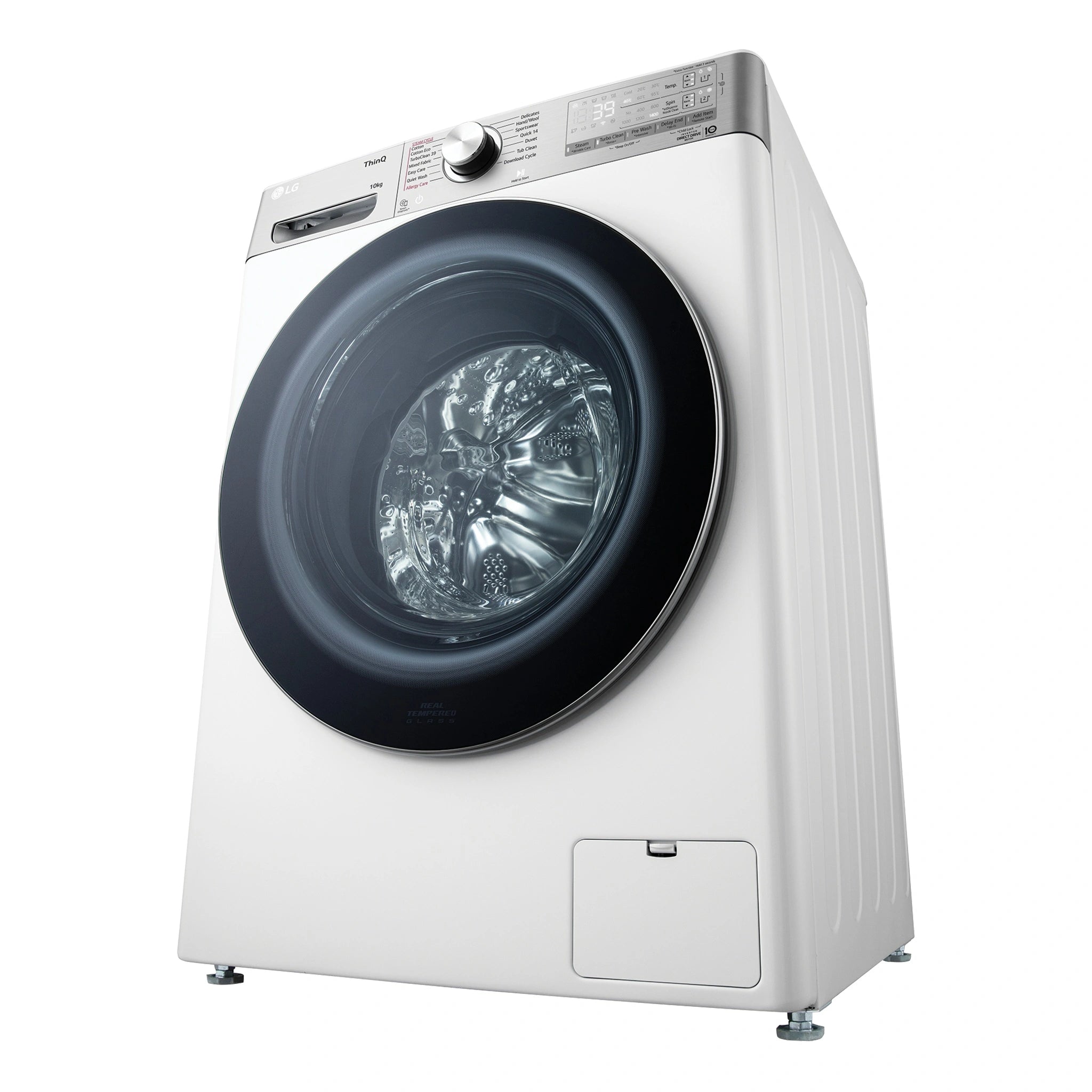 LG 10kg Series 10 Front Load Washing Machine - ezDispense WV101410W, Right Side View 1
