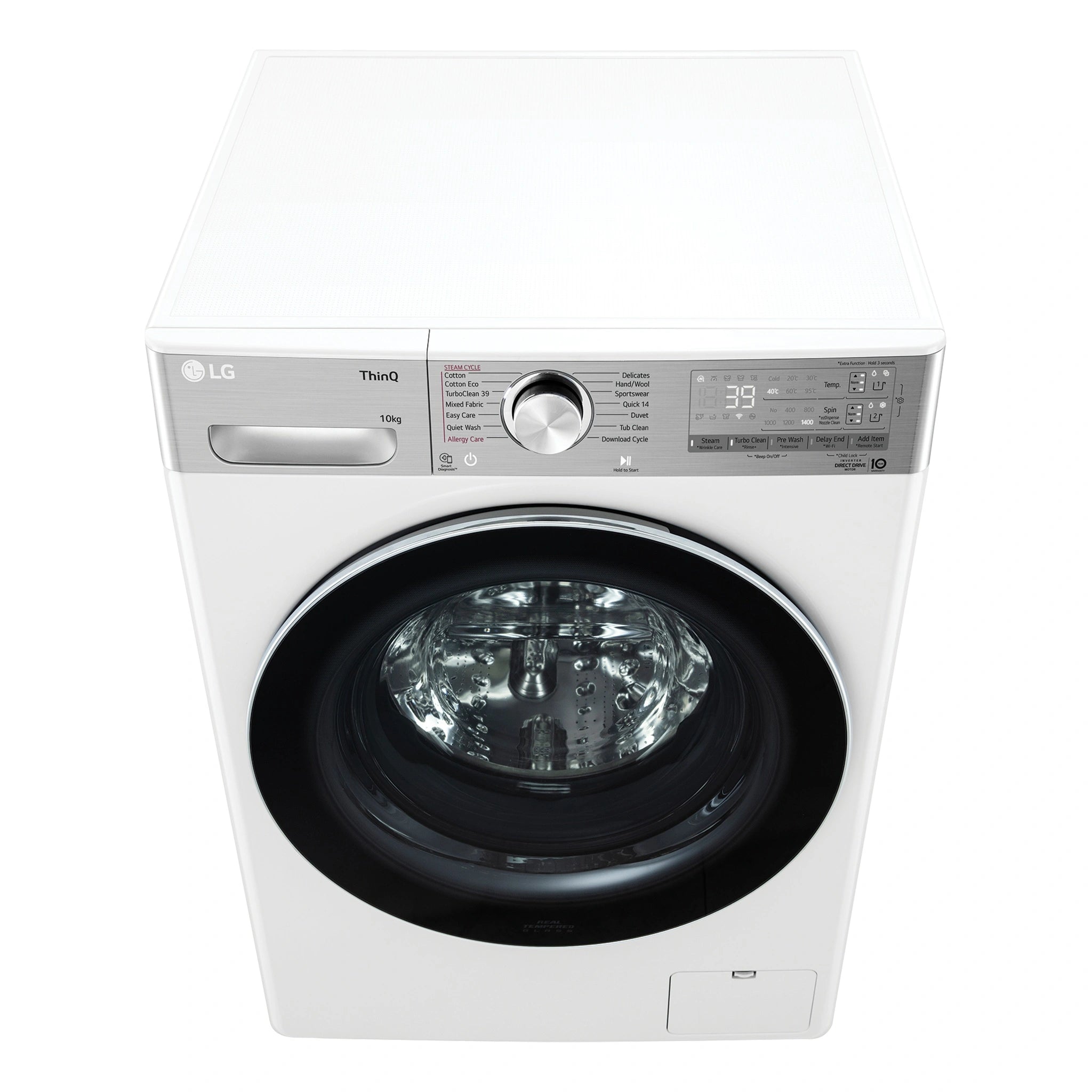 LG WV101410W 10kg Series 10 Front Load Washing Machine - ezDispense