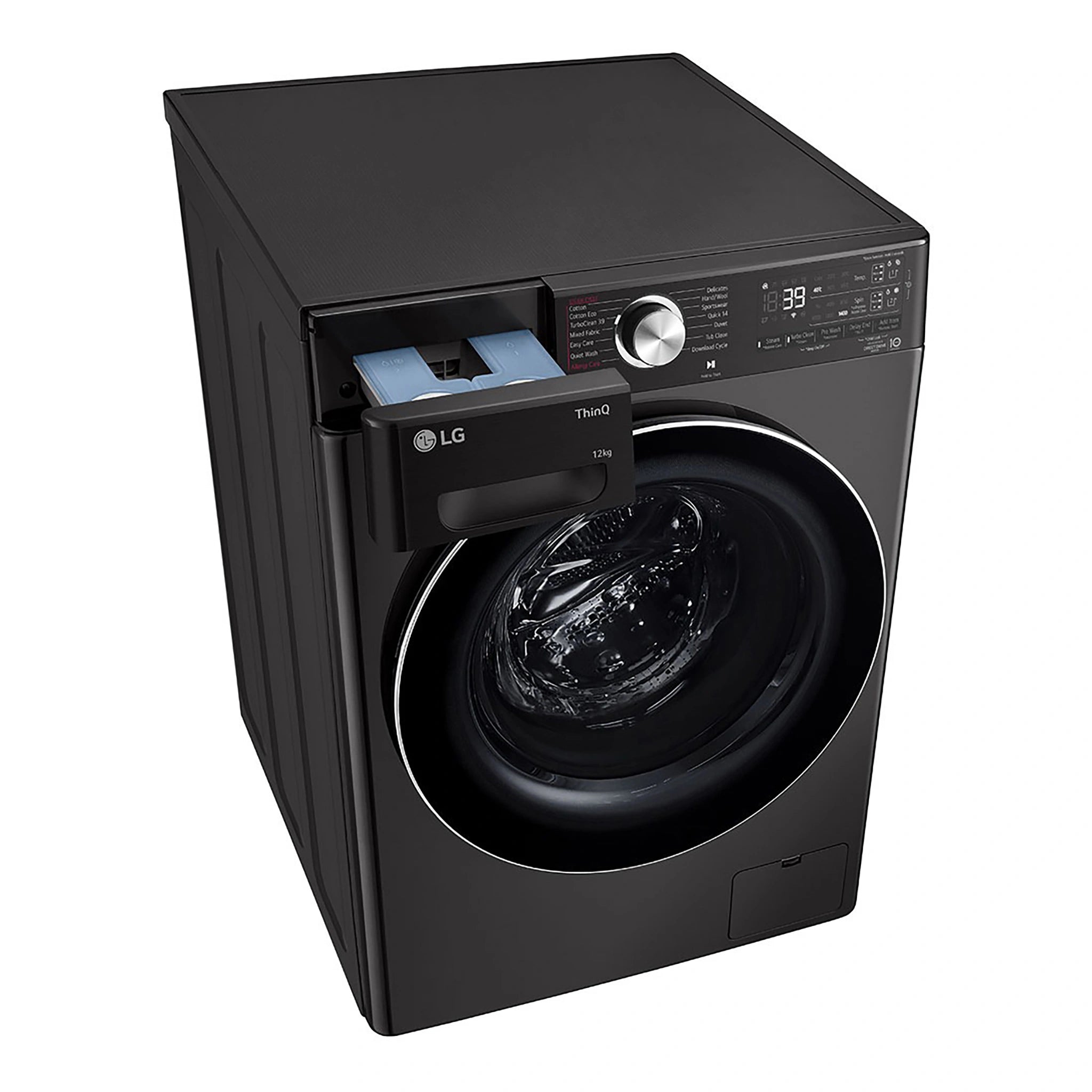 LG 12kg Series 10 Front Load Washing Machine - ezDispense WV101412B, Drawer View