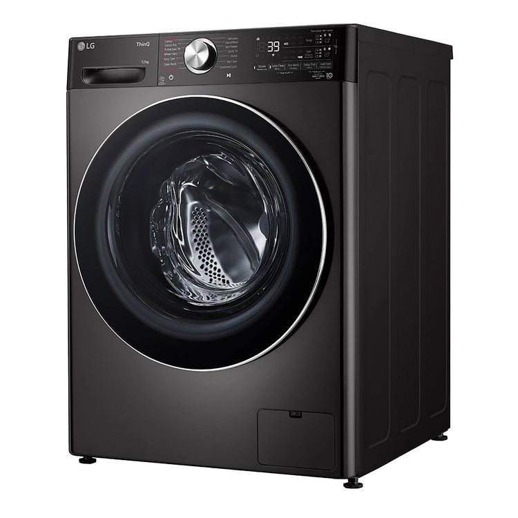 LG 12kg Series 10 Front Load Washing Machine - ezDispense WV101412B, Right Side View
