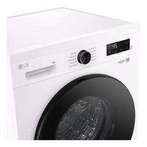 LG 8kg Series 1 Front Load Washer - Steam WV11208W, Control Panel View