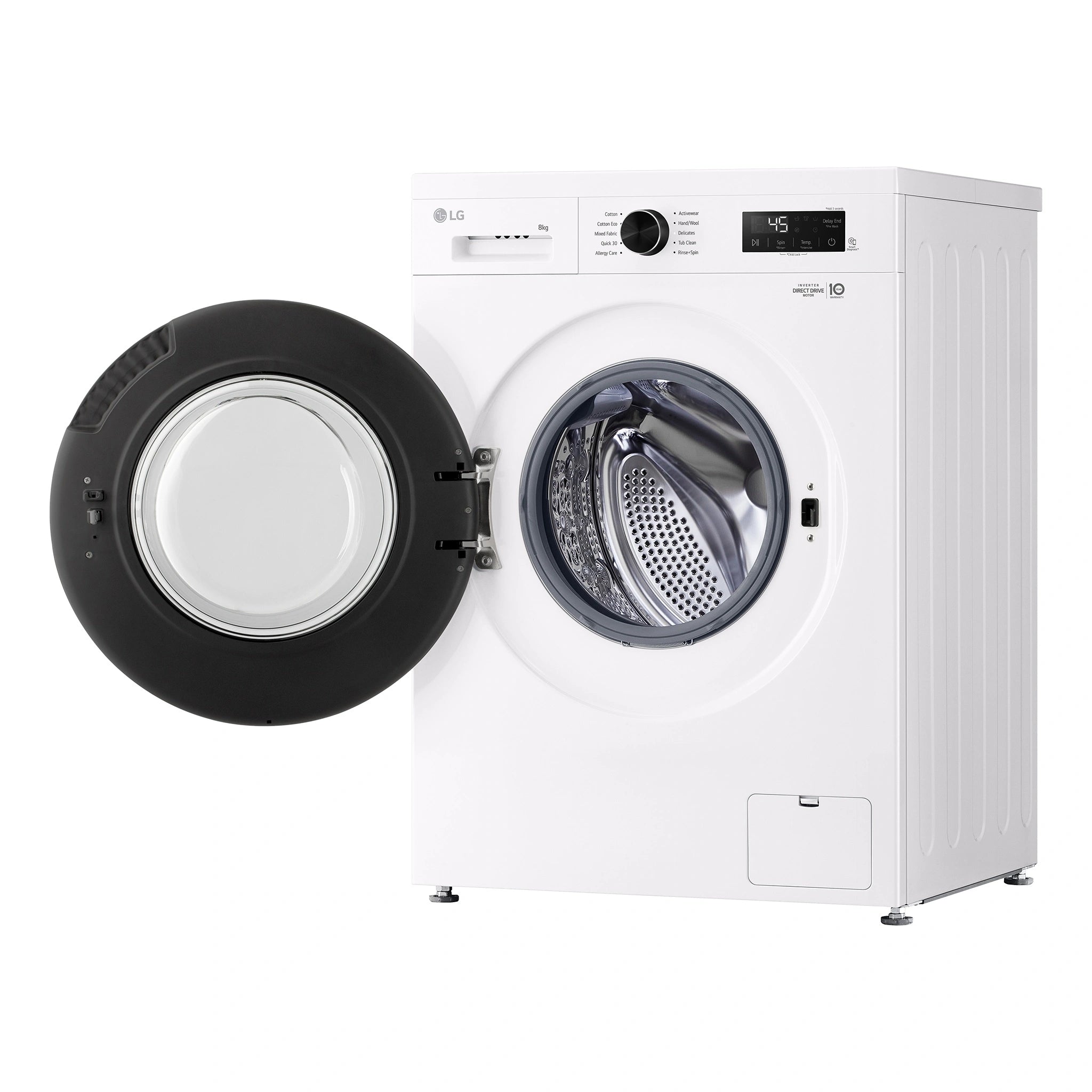 LG WV11208W 8kg Front Load Washer with Steam