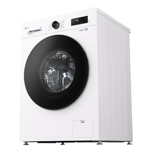 LG 8kg Series 1 Front Load Washer - Steam WV11208W, Right Side View