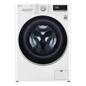 LG 8kg Series 5 Front Load Washing Machine - Steam WV51408W, Front View