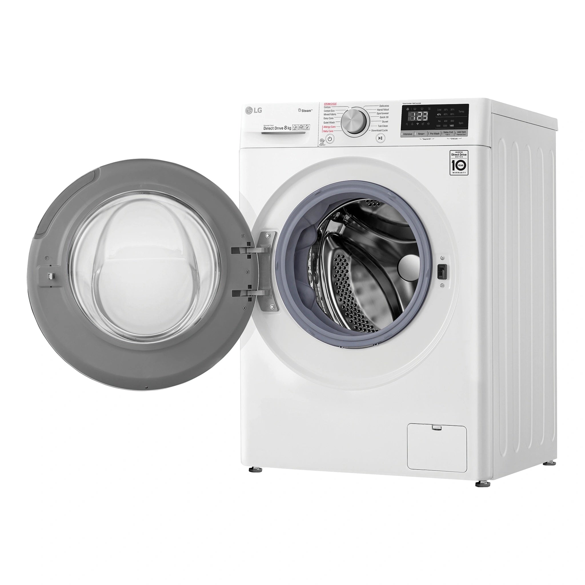 LG WV51408W 8kg Series 5 Front Load Washing Machine - Steam