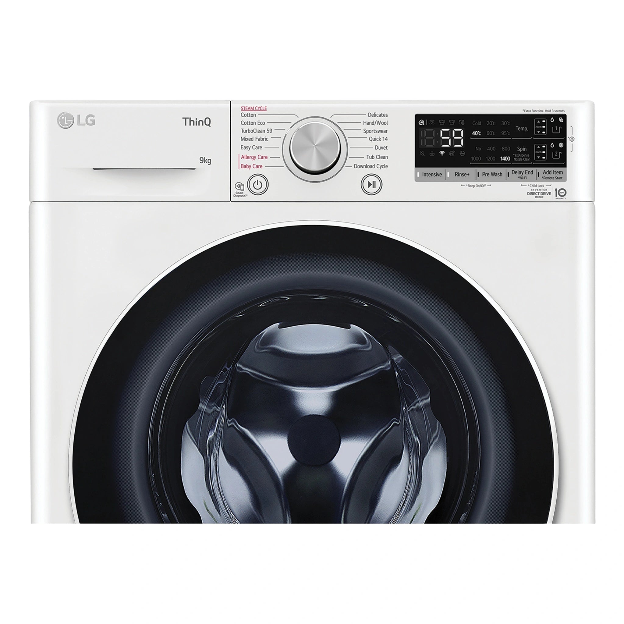 LG WV61409W 9kg Series 6 Front Load Washing Machine with ezDispense®