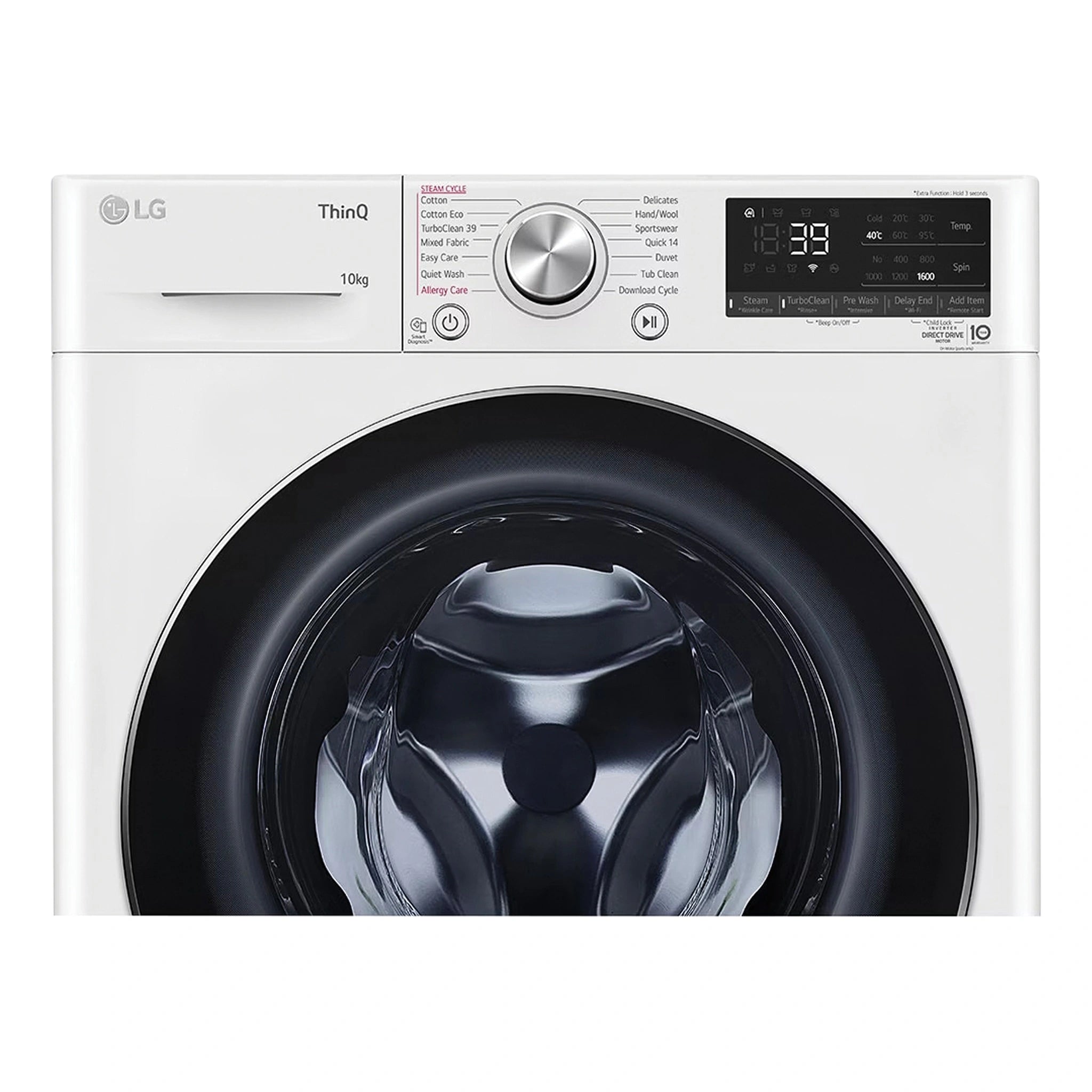 LG WV91610W 10kg Series 9 Front Load Washing Machine