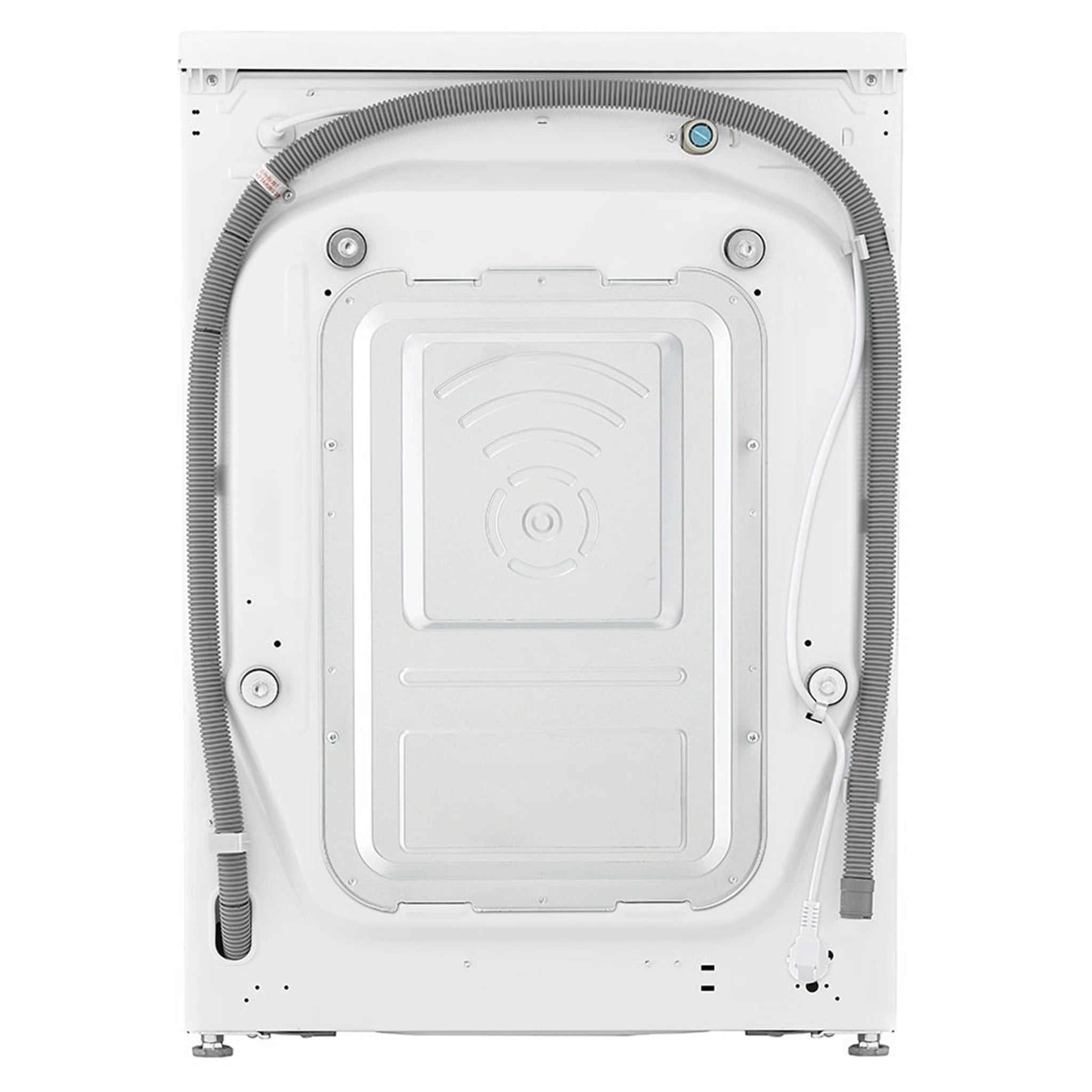 LG 10kg/6kg Washer Dryer Combo with AI DD & Steam Care WVC51410W, Back Side View