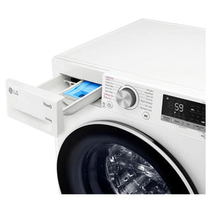 LG 10kg/6kg Washer Dryer Combo with AI DD & Steam Care WVC51410W, Drawer Open View