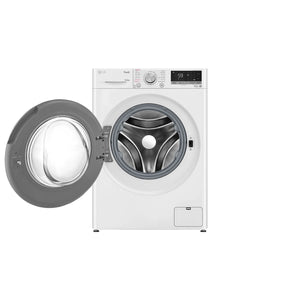 LG 10kg/6kg Series 5 Washer Dryer Combo WVC51410W, Front View With Door Open