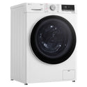 LG 10kg/6kg Washer Dryer Combo with AI DD & Steam Care WVC51410W, Left Side View