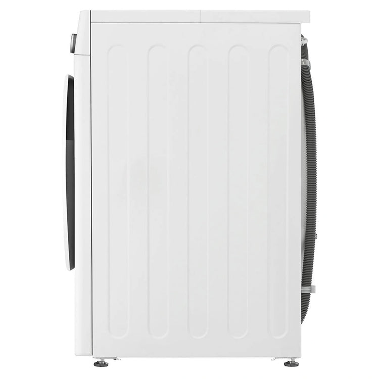 LG 10kg/6kg Washer Dryer Combo with AI DD & Steam Care WVC51410W, Side View