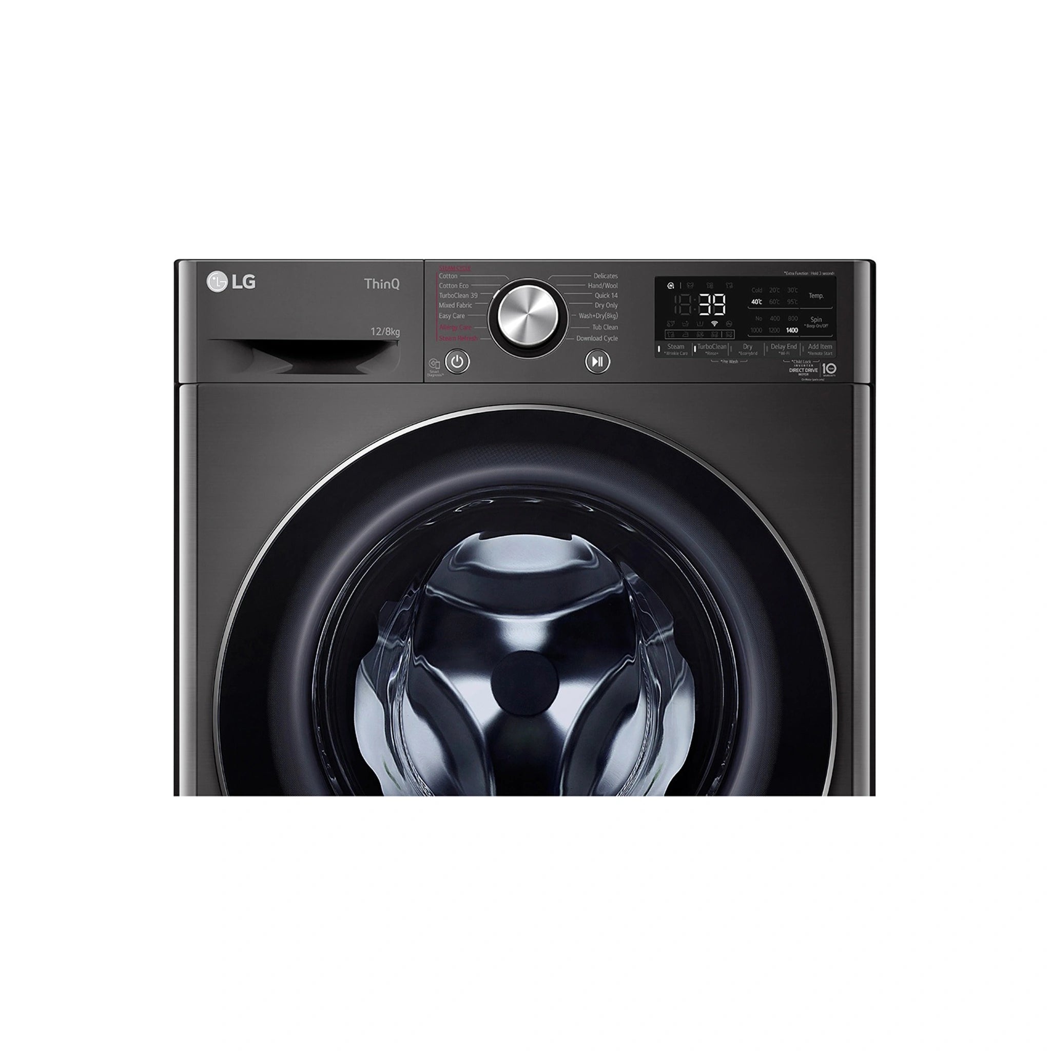 LG WVC91412B 12/8kg Series 9 Washer Dryer Combo - Steam