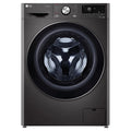 LG 12/8kg Series 9 Washer Dryer Combo WVC91412B, Front View