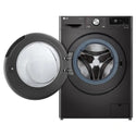 LG 12/8kg Series 9 Washer Dryer Combo WVC91412B, Front Door Open View