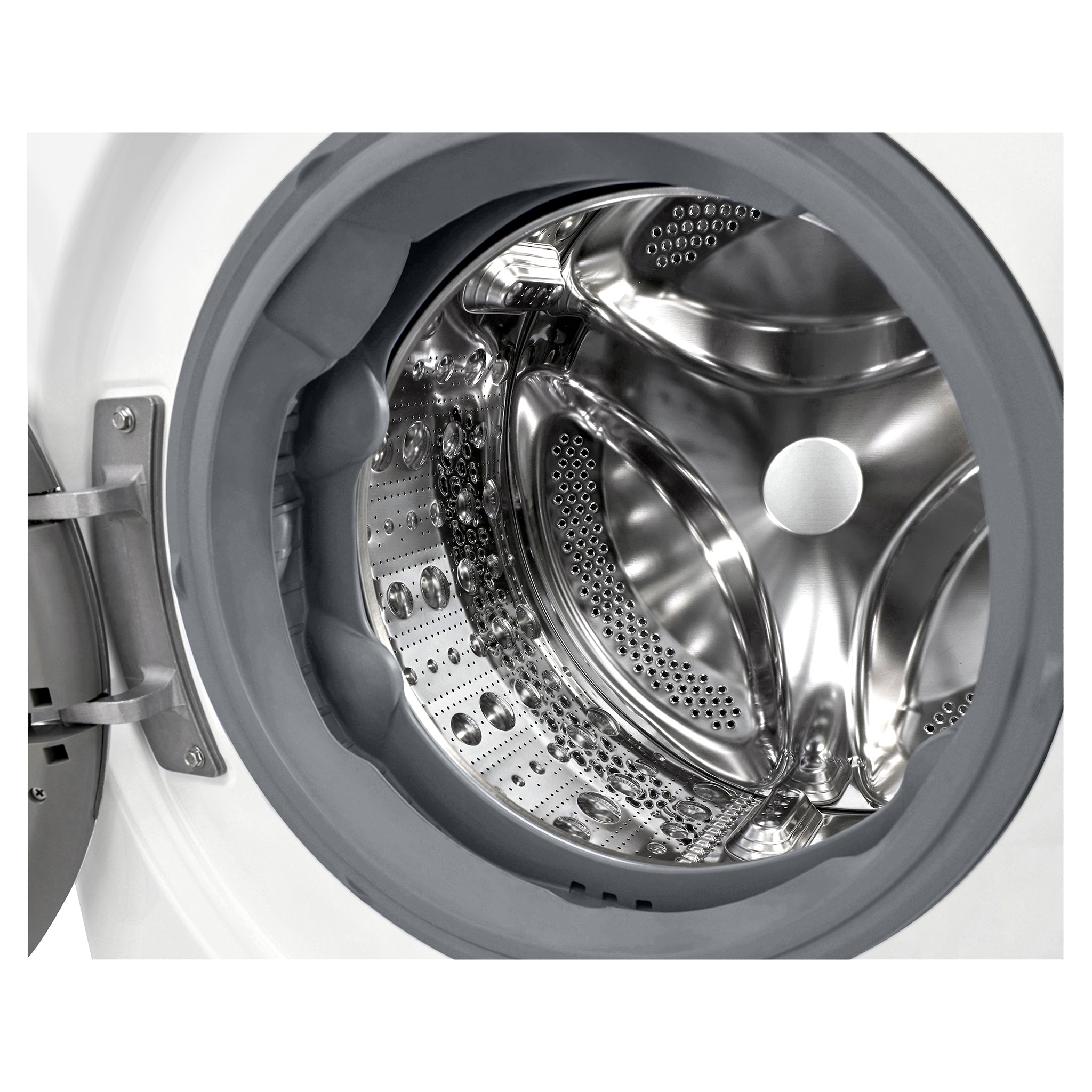 LG 12kg/8kg Series 9 Front Load Washer Dryer Combo with Steam, Drum View